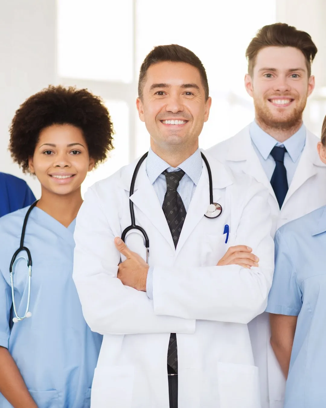 Group of medical professionals in a practice offering COGNISION System dementia assessment