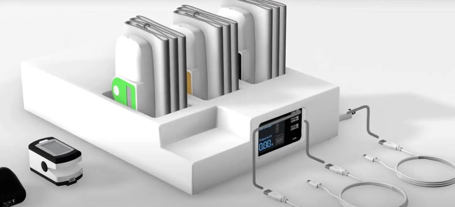 Close-up render of TM Flow System