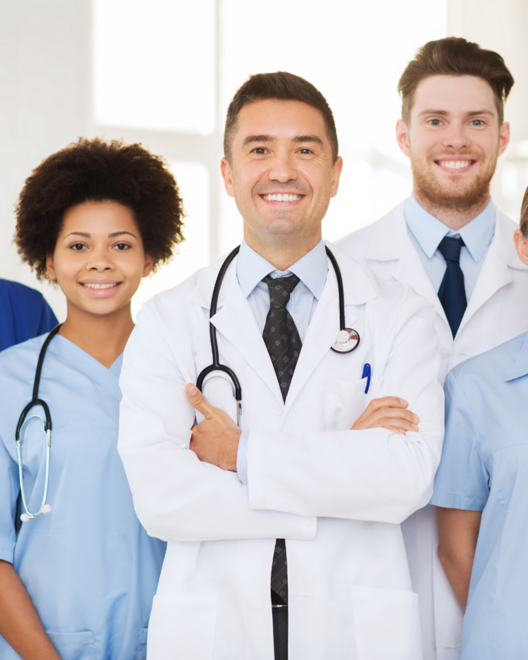 Group of medicial professionals smiling