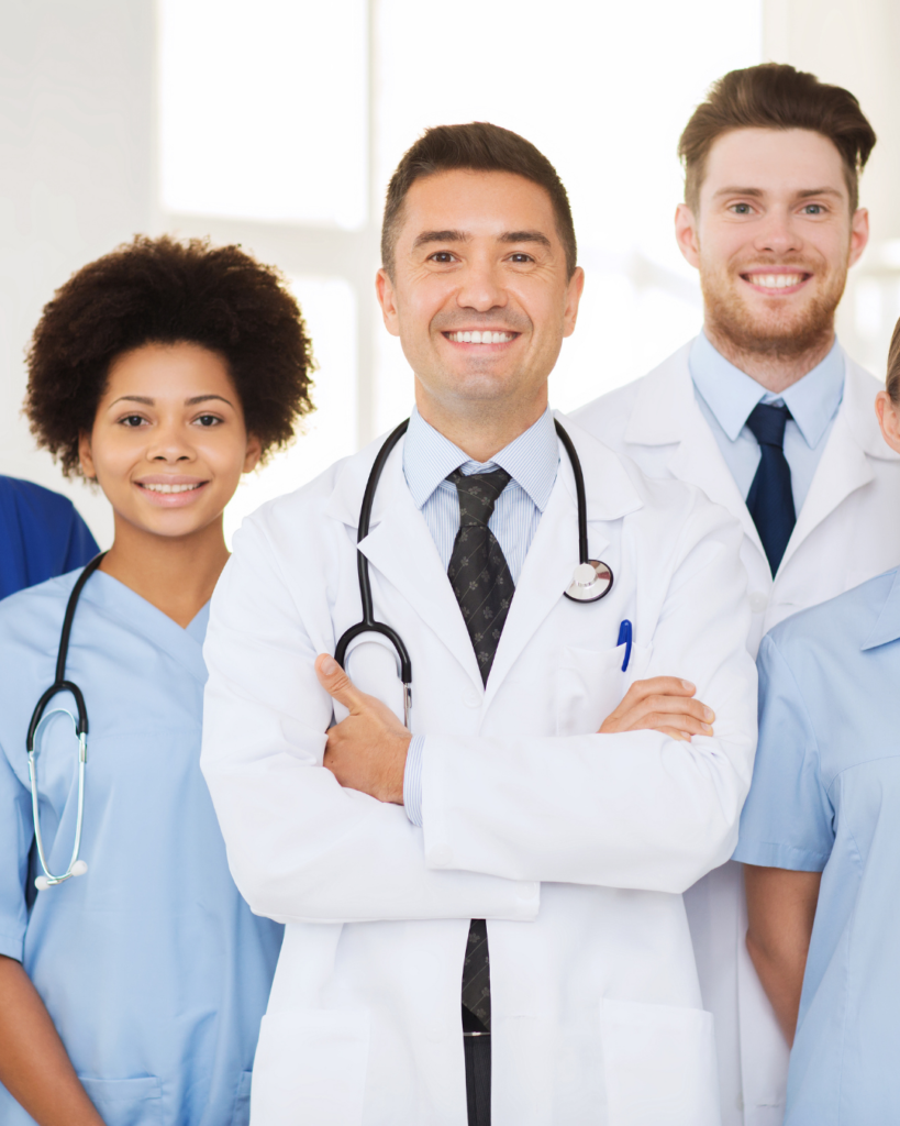 Group of medicial professionals smiling
